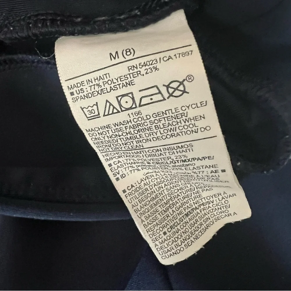 OLD NAVY High-Waisted PowerSoft Flared Split-Hem Performance Leggings Girls 8 M